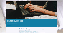 Desktop Screenshot of escapethewhitecube.com